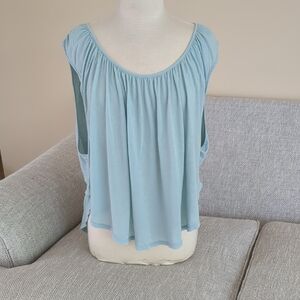 Medium FP Movement X The Class Green Top Flowy Breezy Free People Movement